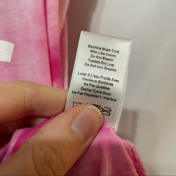 Spiritual Gangster Pink Tie Dye Good Vibe Tank - Picture 8 of 8